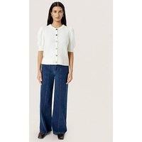 Soaked In Luxury Slamani Cardigan - White