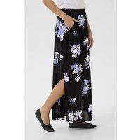 Kaffe Women's KAedita Amber Printed A-Line Skirt in Blue | Size: 18