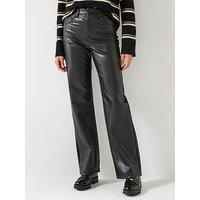 Vero Moda Tessa High Rise Wide Leg Pant - Black