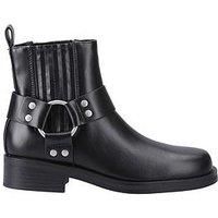 ONLY Women/'s Onlbax-2 Pu Short Biker Boot, Black, 4 UK