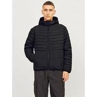 Jack & Jones Jack & Jones State Hooded Packable Padded Jacket - Black
