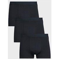 SELETED HOMME Men/'s Slhliam 3-Pack Trunk Noos Boxer Shorts, Sky Detail:wb3-Sky Captain, S