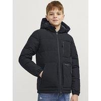 Jack & Jones Junior Boys Otto Padded Jacket - Black