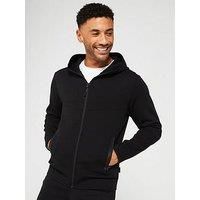 JACK & JONES Men/'s Jcofusion Sweat Zip Hood Noos Sweatshirt Jacket, Black, XXL