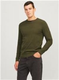 JJ REBEL Callum Crew Neck Knit Jumper M