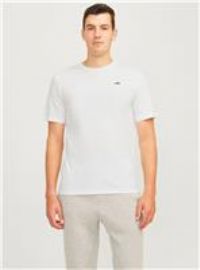 JJ REBEL Men/'s Jrebrebel Logo Tee SS Crew Neck Noos T-Shirt, White, XS
