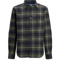 Jack & Jones Junior Boys James Flannel Check Shirt - Navy