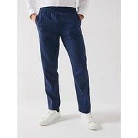 Selected Homme Malik Linen Trousers - Navy