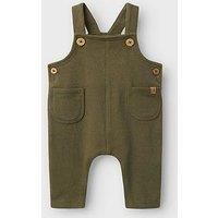 Lil Atelier Baby Boys Jersey Dungaree - Kalamata