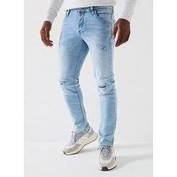 Jack & Jones Glenn Fox Slim Fit Jeans - Dark Blue
