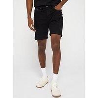 JACK & JONES Men/'s Jjirick Jjoriginal Shorts Sq 356, Black Denim, L