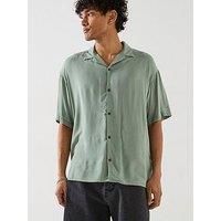 Jack & Jones Jeff Solid Resort Shirt - Iceberg Green
