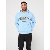 Jack & Jones Logo Hoodie - Light Blue