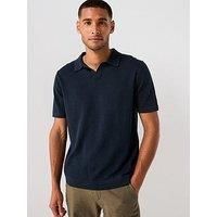 SELECTED FEMME Men/'s Slhmattis Ss Knit Sun Open Polo Noos, Sky Captain, XXL