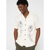 Only & Sons Gali Rlx Resort Short Sleeve Shirt - Egret