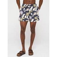 JACK & JONES Men/'s Jpstmaui Jjswim Flower Aop Akm, Iron Gate, L