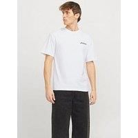JACK & JONES Men/'s Jjbeau Tee SS Crew Neck, White, M