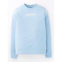 Jack & Jones Junior Boys Beau Crew Neck Sweatshirt - Light Blue