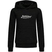Jack & Jones Junior Boys Beau Sweat Hoodie - Black