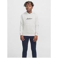 Jack & Jones Junior Boys Beau Sweat Hoodie - Grey