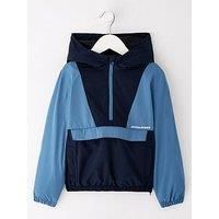 Jack & Jones Mini Younger Boys Windbreaker Packable Anorak - Sky Captain