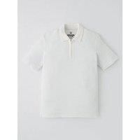 Jack & Jones Junior Boys Benja Polo Top - Cream
