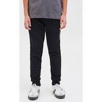 JACK & JONES Men/'s Jpstgordon Jjbeau Sweat Pants Jnr, Black, 8 Years