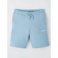 JACK & JONES Men/'s Jpstgordon Jjbeau Sweat Shorts Jnr, Chambray Blue, 8 Years