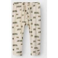 Lil Atelier Baby Boys Train Print Jersey Trousers - Turtledove