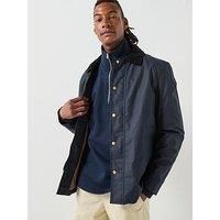 SELECTED FEMME Men/'s Slhwalter Waxed Cotton 2.0 JKT Noos, Sky Captain, M