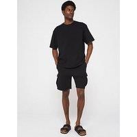 Jack & Jones Osmos T-Shirt Cargo Shorts Set - Black