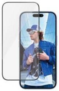 PanzerGlass Ultra Wide Fit Screen Protector for Apple iPhone 16/15 / 14 Pro| Edge to Edge Tempered Glass, Drop/Scratch Protection, Anti-Fingerprint, Easy Install, Case Friendly - Clear