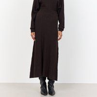 LevetÃ© Room Jade Ribbed Wool-Blend Knit Skirt - L / 40
