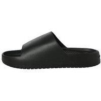 JACK & JONES Men/'s Jfwripple Moulded Slider Sn, Charcoal, 9 UK