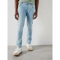 JACK & JONES Men/'s Jjiglenn Jjcole Am 672 Sn, Blue Denim, 30 W/30 L