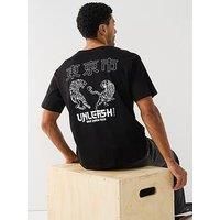 Jack & Jones Centre Logo Short Sleeve T-Shirt - Black