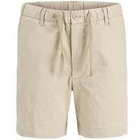 Jack & Jones Junior Boys Woven Chino Drawstring Shorts - Beige