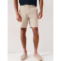 Selected Homme Regular Fit Karl Seersucker Shorts - Cream
