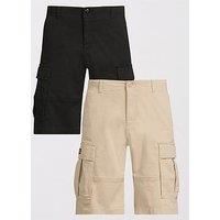 Jack & Jones Jack & Jones 2-Pack Jonnie Cargo Shorts - Multi