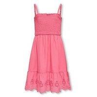 Only Kids Girls Smocked Strappy Dress - Camelia Rose