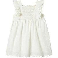 Lil Atelier Mini Girls Sleeveless Dress - Coconut Milk