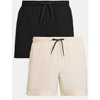 Jack & Jones Maui Swimshorts 2Pk - Black