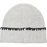Only Kids Girls Whipstitch Knitted Hat - Light Grey