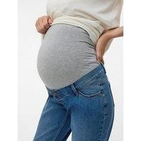 MAMA.LICIOUS Women/'s Mlalberte Al Mb Jeans Noos, Medium Blue (Medium Blue Denim), 27W x 32L