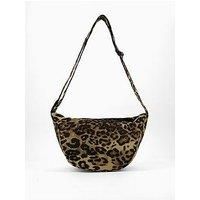 Pieces Amanda Fabric Leopard Bumbag - Multi