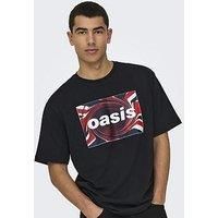 Only & Sons Short Sleeve Swirl Logo Oasis T-Shirt