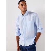 Selected Homme Relaxed Fit Harris Long Sleeve Shirt - Light Blue