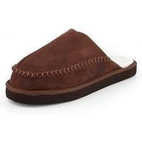 Jack & Jones Manor Moccasin Mule Slippers - Brown
