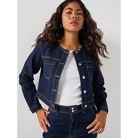 ONLY Women/'s Onljoana Ls DNM Jacket Mae, Dark Denim Blue, M