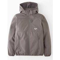 JACK & JONES Men/'s Jjtheo Noos Jnr Softshell Jacket, Castlerock, 140
